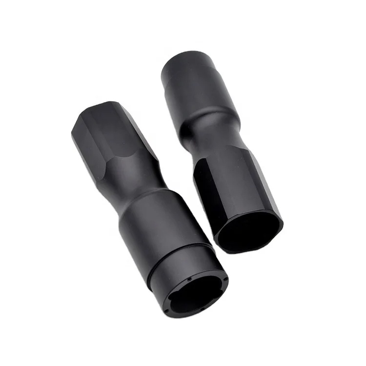 CNC Machining Parts Aluminum Flange Shaft Sleeve Hardened Steel Bushing OEM Customized Automatic Material Origin Spline CNC