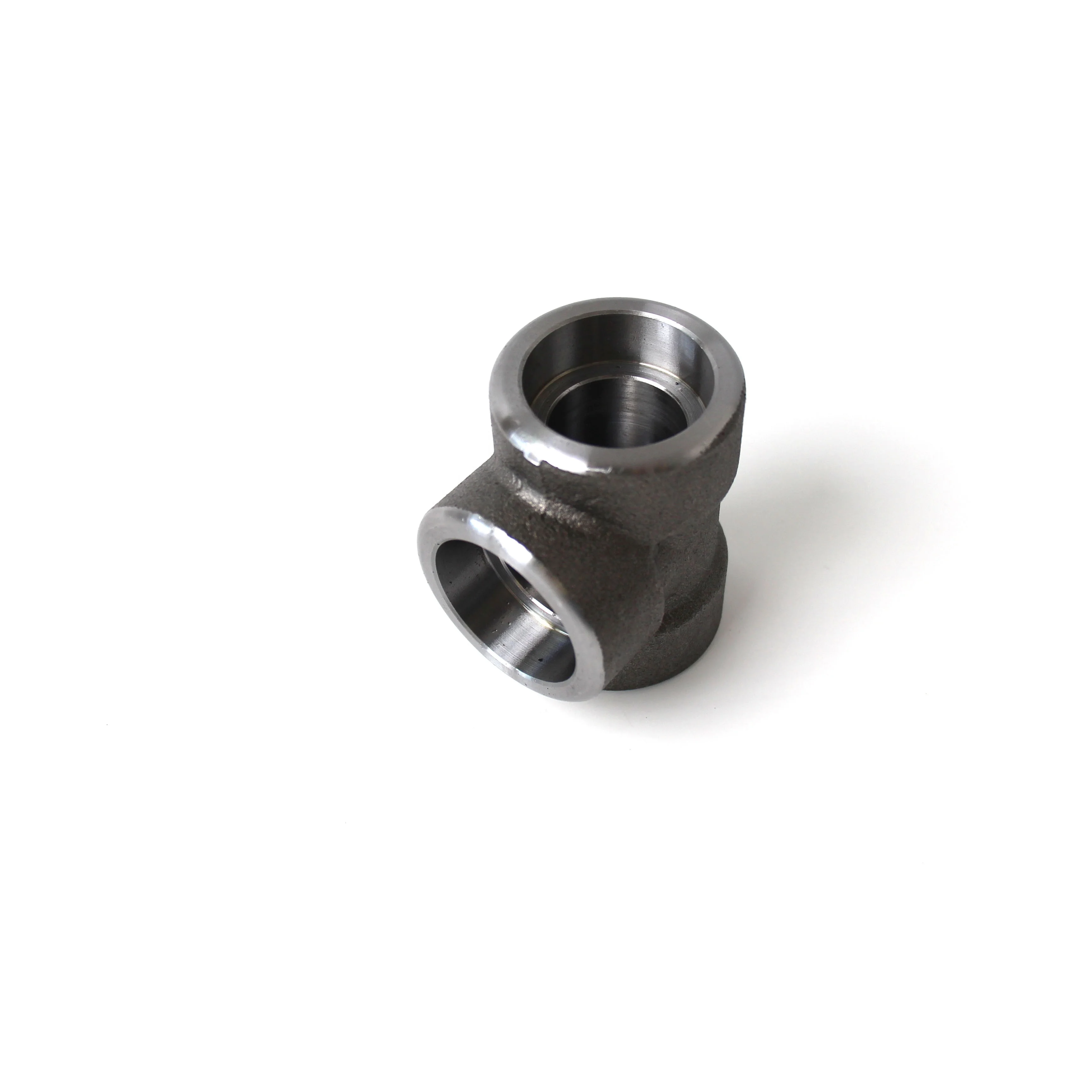 Wholesale A105 steel 3000# 6000# 9000# Carbon Steel Forged steel Socket Weld Tee SW TEE for oil gas water