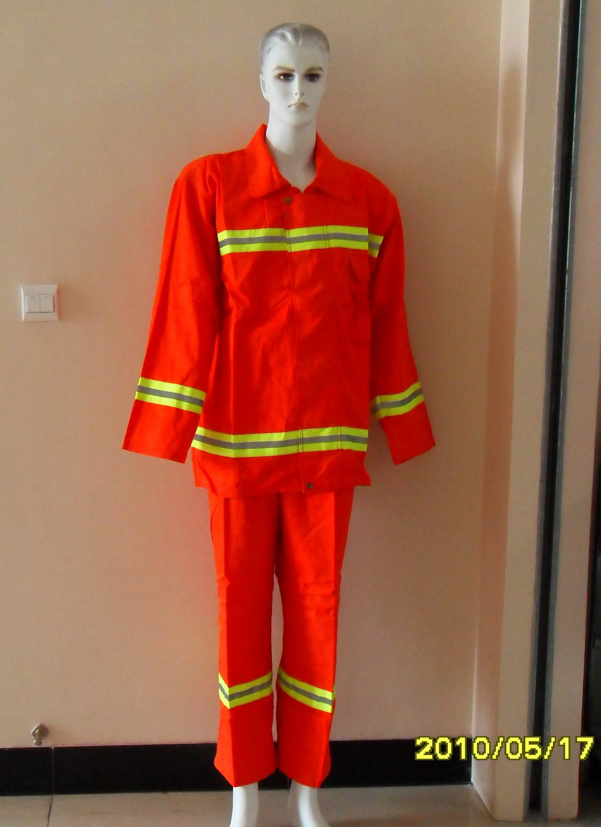 MEIKANG aramid fabric material fireman suit waterproof fireproof