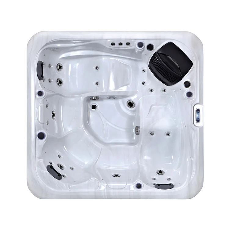 Sunrans Balboa Control Whirlpool Massage Hot Tub 29pcs Jets For 5 Person Outdoor Hot Tubs With Siding Panels SR812A