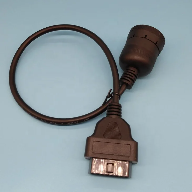 Auto J1587 J1939 Deutsch 9 Pin To OBD OBD2 Truck Diagnostic Cable