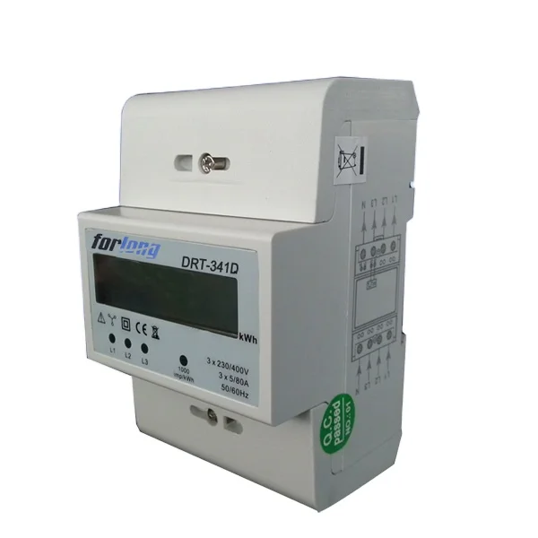Лидер продаж от производителя высокое качество Drt-341d ЖК-дисплей трехфазный din-рейку электронный счетчик