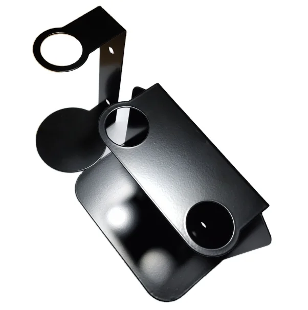 Factory OEM cheap price stainless steel Wall Bracket wall mounted bottle holder bathroom storage rack sheet metal fabrication