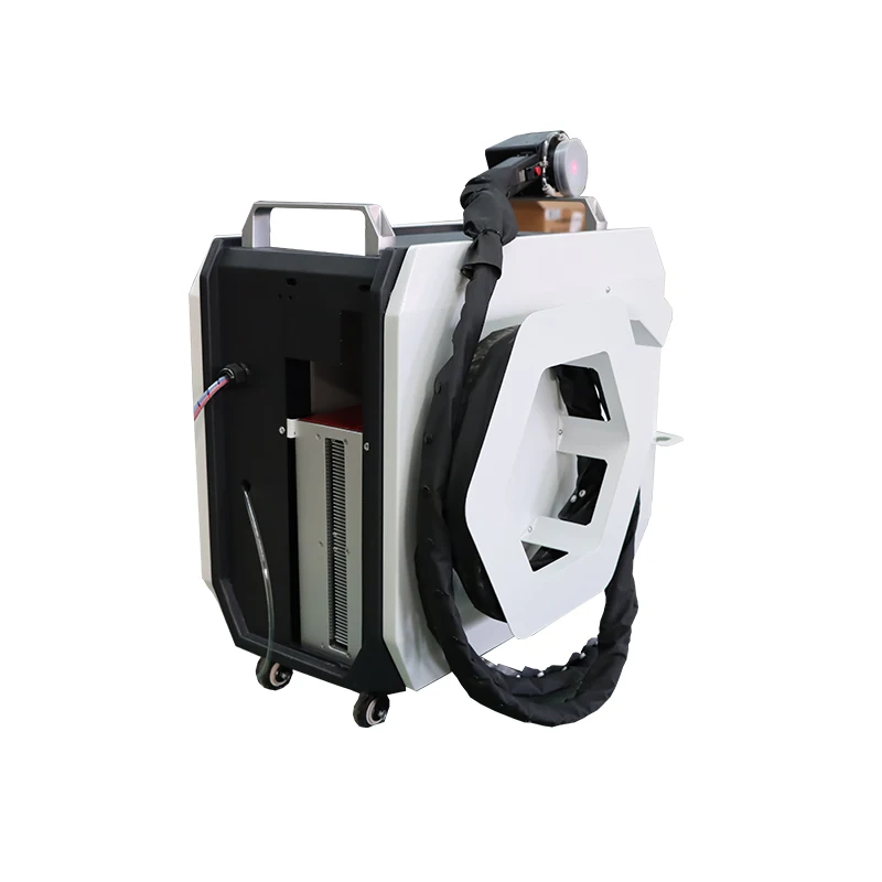 Explosive New Products 100W 300W Industry Portable Handheld Pulse Laser Rust Grafiti Street Cleaning Machine For Sale Supplier