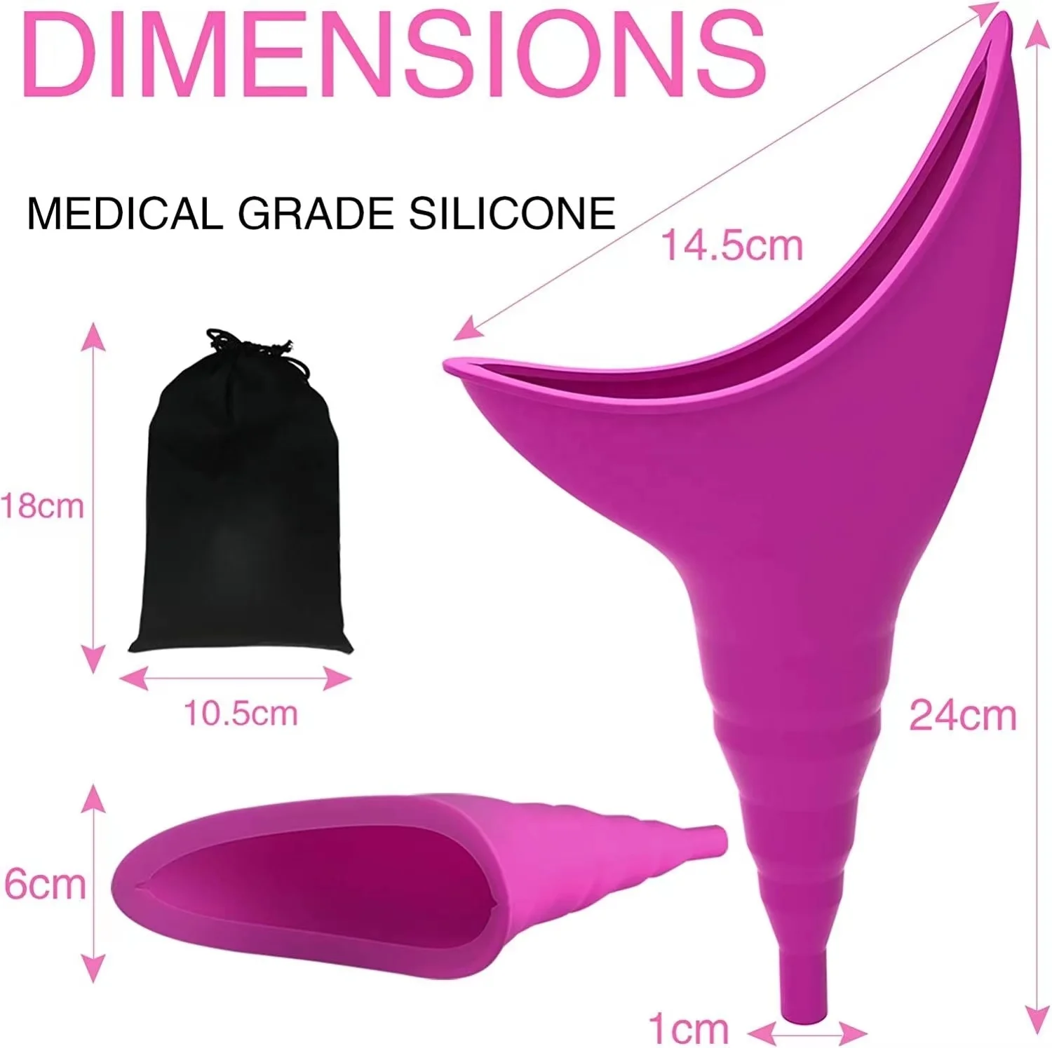 Urination Silica gel Toilet Urine Device Portable Female Women Camping Travel stand up & pee Urinal toilet
