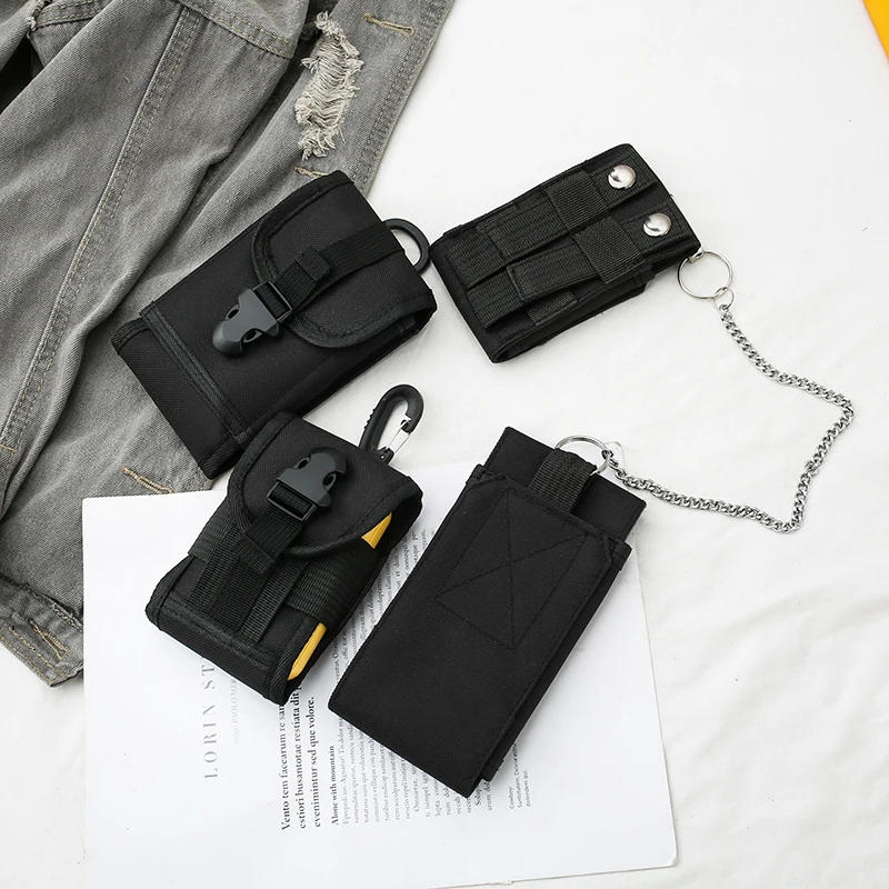 
Fashion streetwear functional tactical cross shoulder bags hip hop chest rig waist bag 
