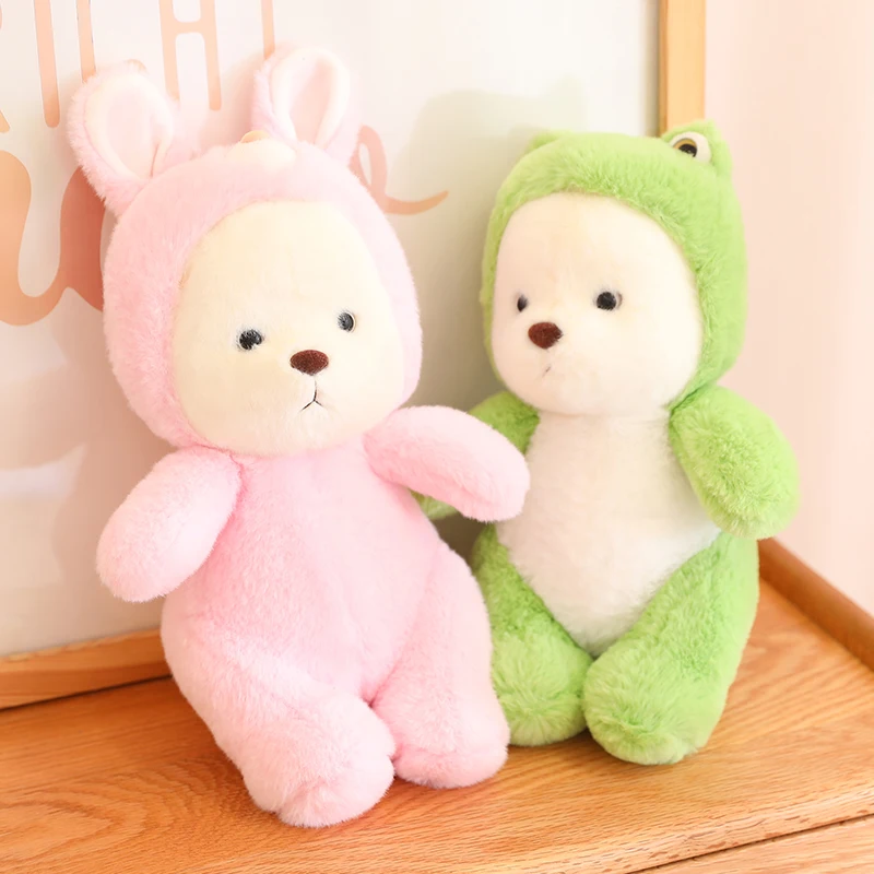 Clothes Bear Plush Toys For Birthday Gift Cute Cartoon Stuffed Plush Toy Animal Teddy Bear Plush Toy