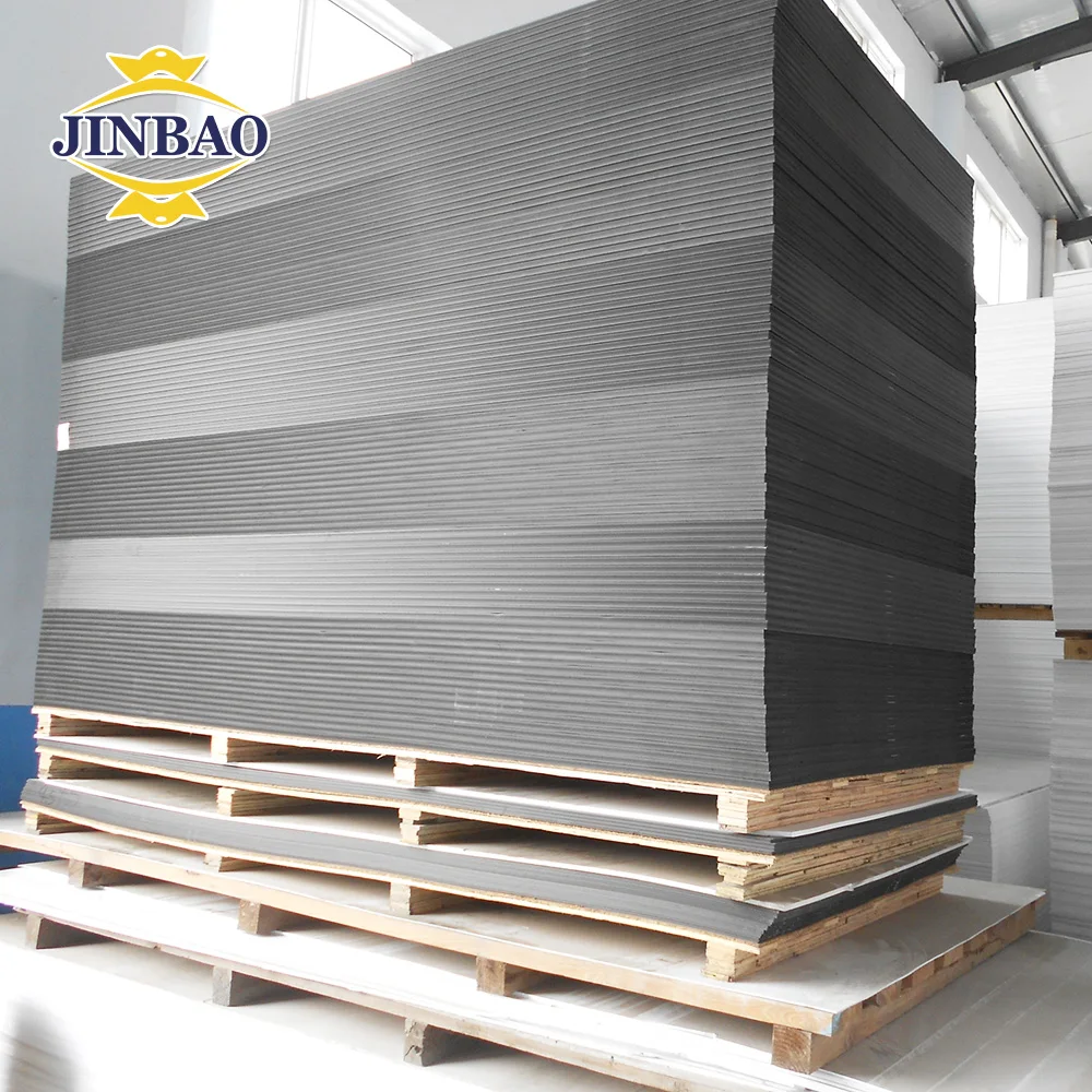 JINBAO фабрика 1220x2440 2050x3050 2-30 мм толщина белый деревянный черный красочный форекс пвх для рекламных материалов