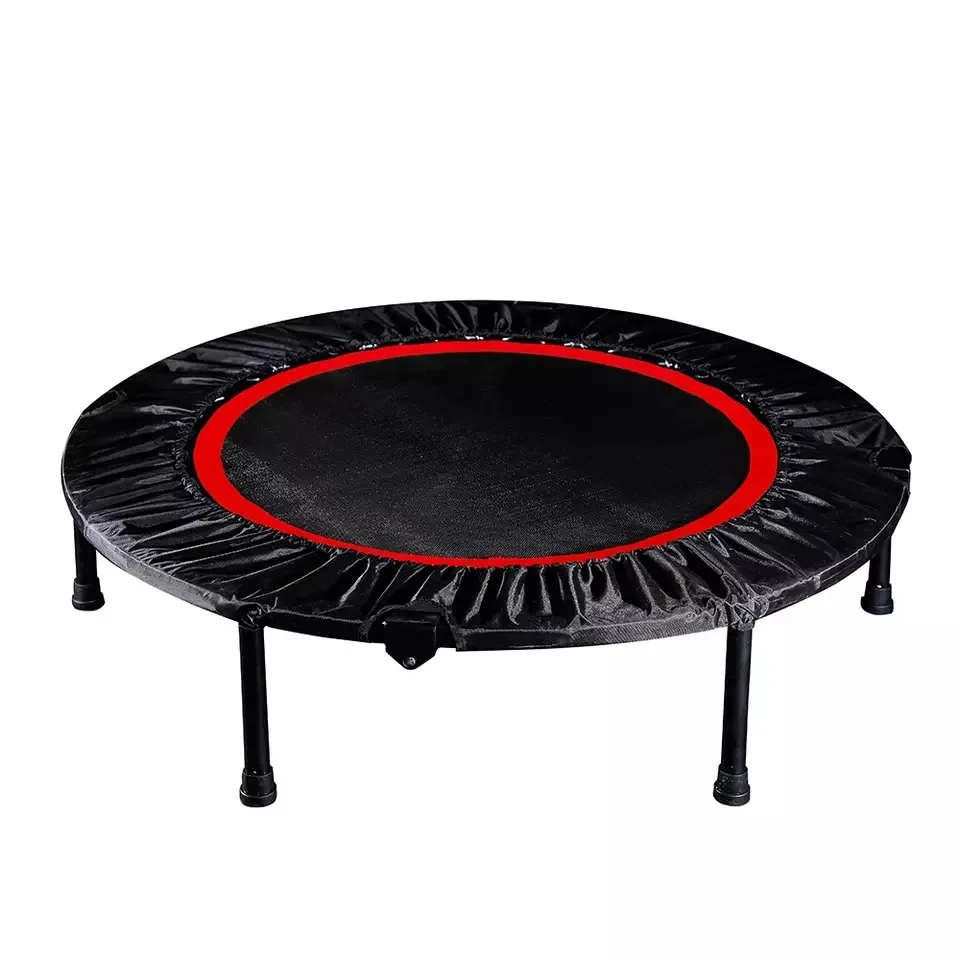 Custom logo Foldable Mini Trampoline Fitness Trampoline Stable Quiet Exercise Rebounder for Kids Adults Indoor