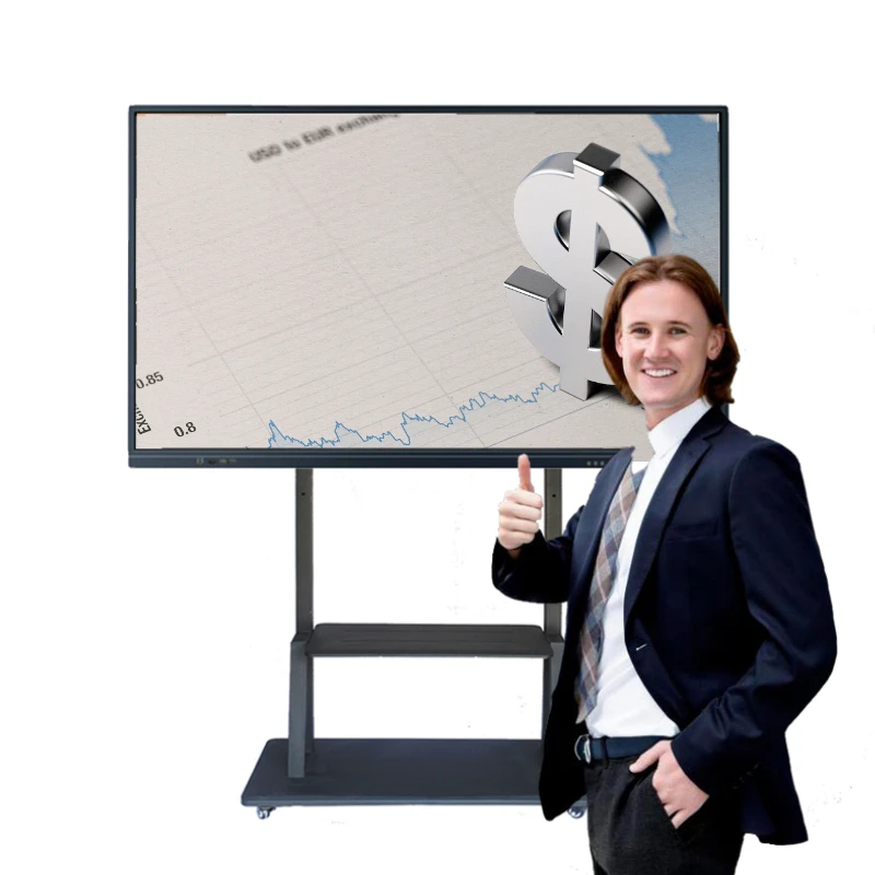 75 touch screen tv smart board supplies KQFKE interactive whiteboard for education use