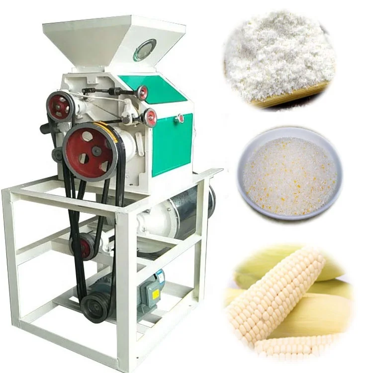 Low Price Sri Lanka For Rice 500kg/h Milling Milk White Wheat Flour Mill Machine