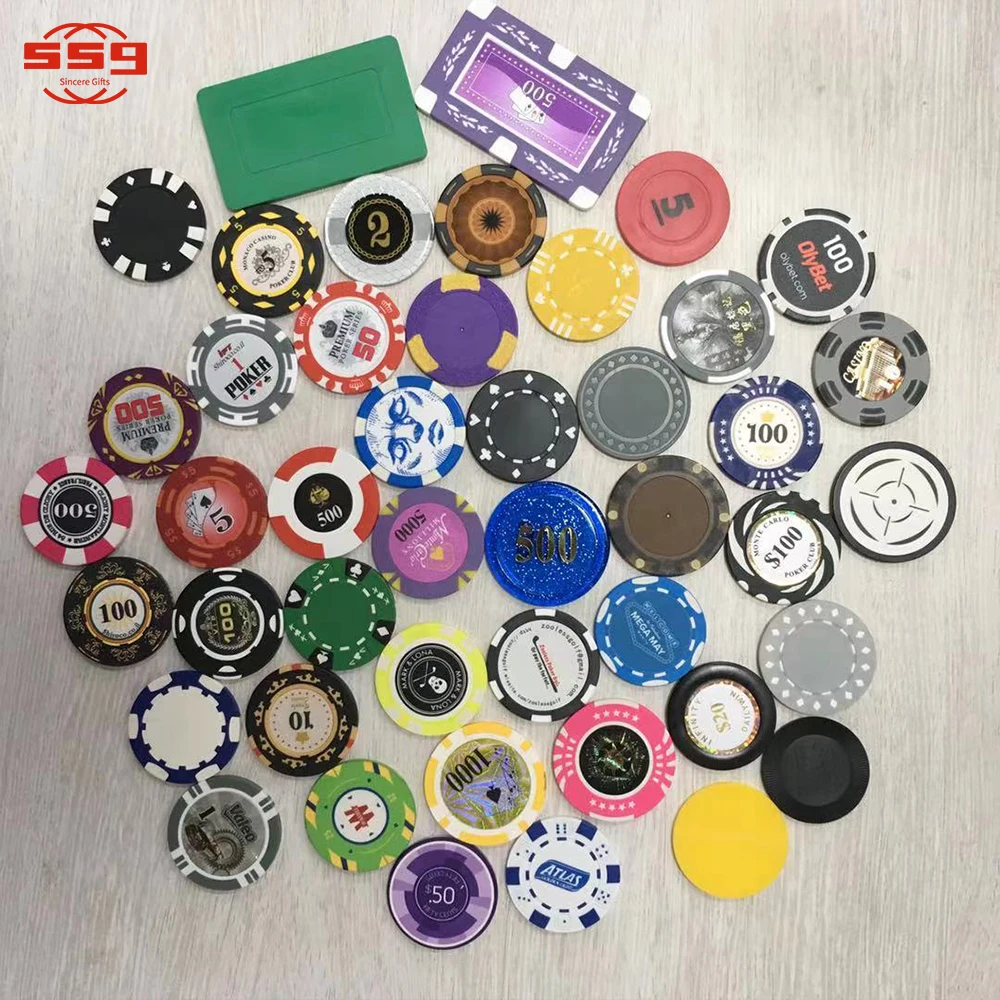  Wholesale Custom High Quality Colorful Ceramic Casino Clay Poker Chips chips