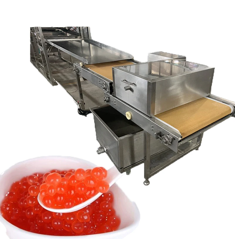 Best-selling Automatic popping boba juice ball agar konjac boba machine line boba making machine for food shop factory