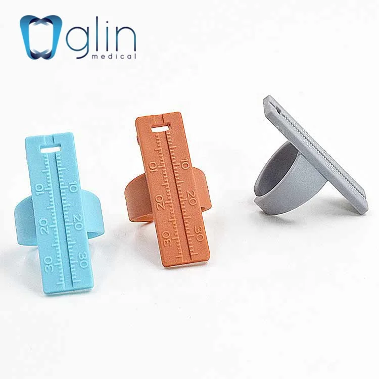 Dental Ring Rulers Colourful rulers for measuring endo files dental instrument G-06