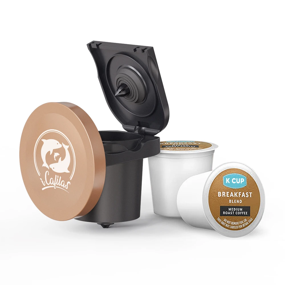 Icafilas MINI Q portable American coffee maker is silent and vibration-free compatible with K Cup Original coffee Capsules