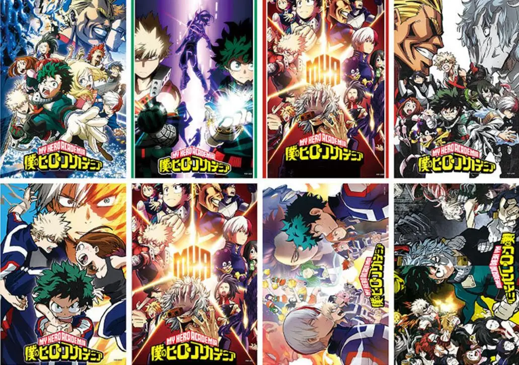 Japan Anime Slayers Giants  Volleyball Piece Dragon JoJo Hunter Tokyo Familly Ghoul Posters