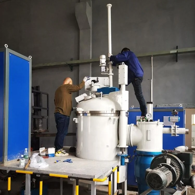 50kg Metal  Aluminum Copper Vacuum Induction Melting Furnace