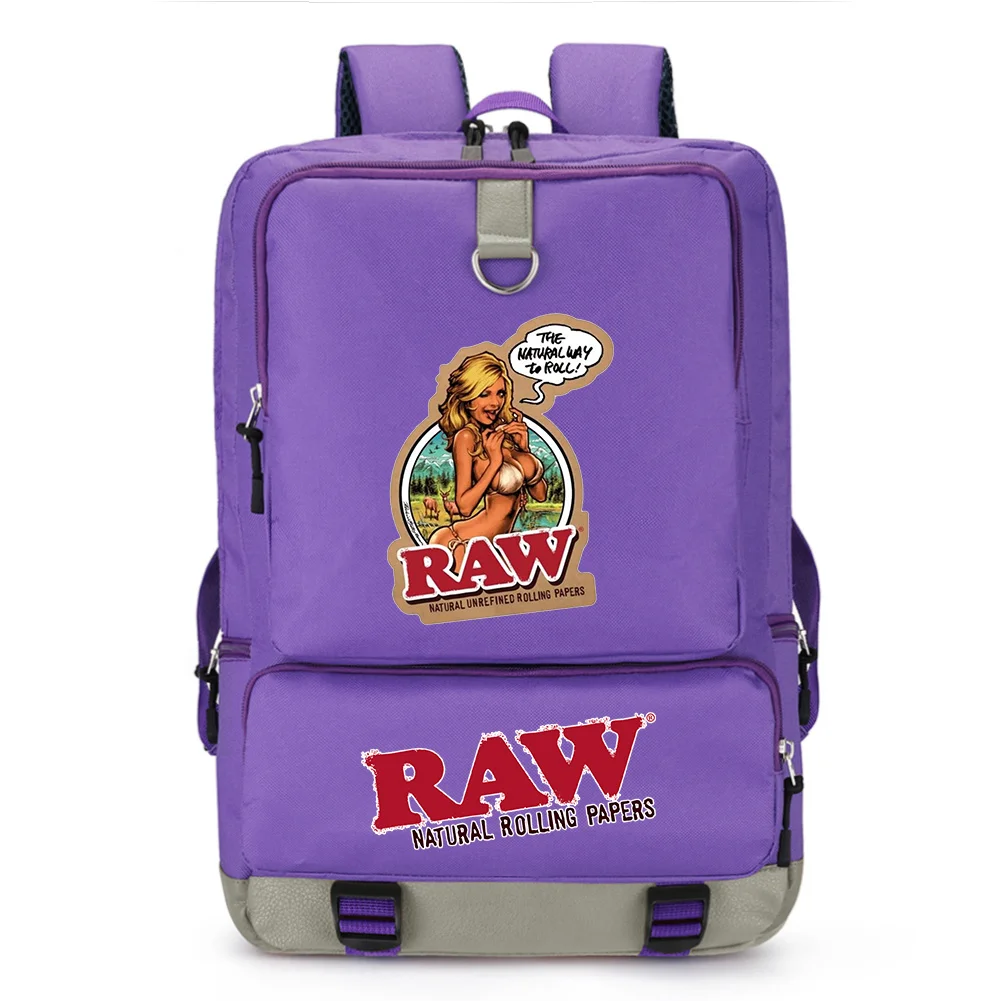 Wholesale Price Designer Custom Backwoods Cookie RAW Cartoon Anime Men Backpack Bag With Laptop Compartment