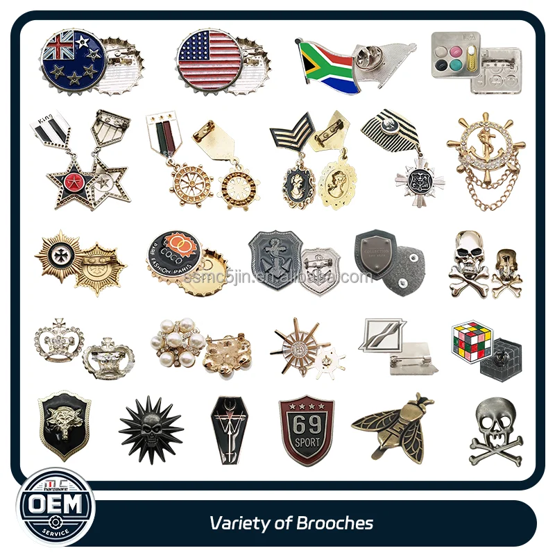 OEM Custom Metal Name Badge High Quality Brooch Stick Pins Custom Enamel Lapel Pins Logo Personalized Pin Badge