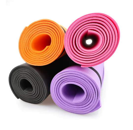 
Hot selling Customizable Color Anti-slip 3mm Thickness PVC Yoga Mats 