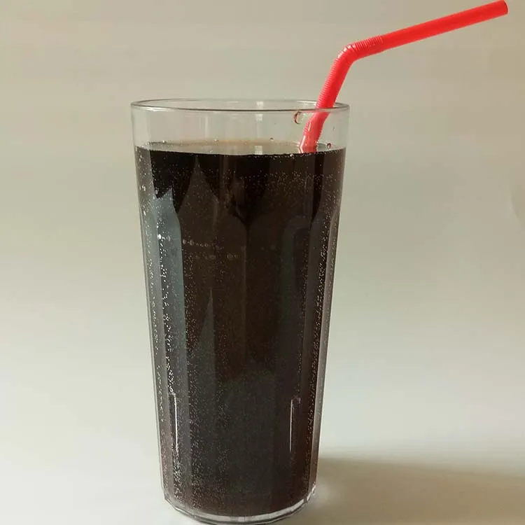 BPA Free Non-slip Stripe Reusable PS Plastic Drink Cups