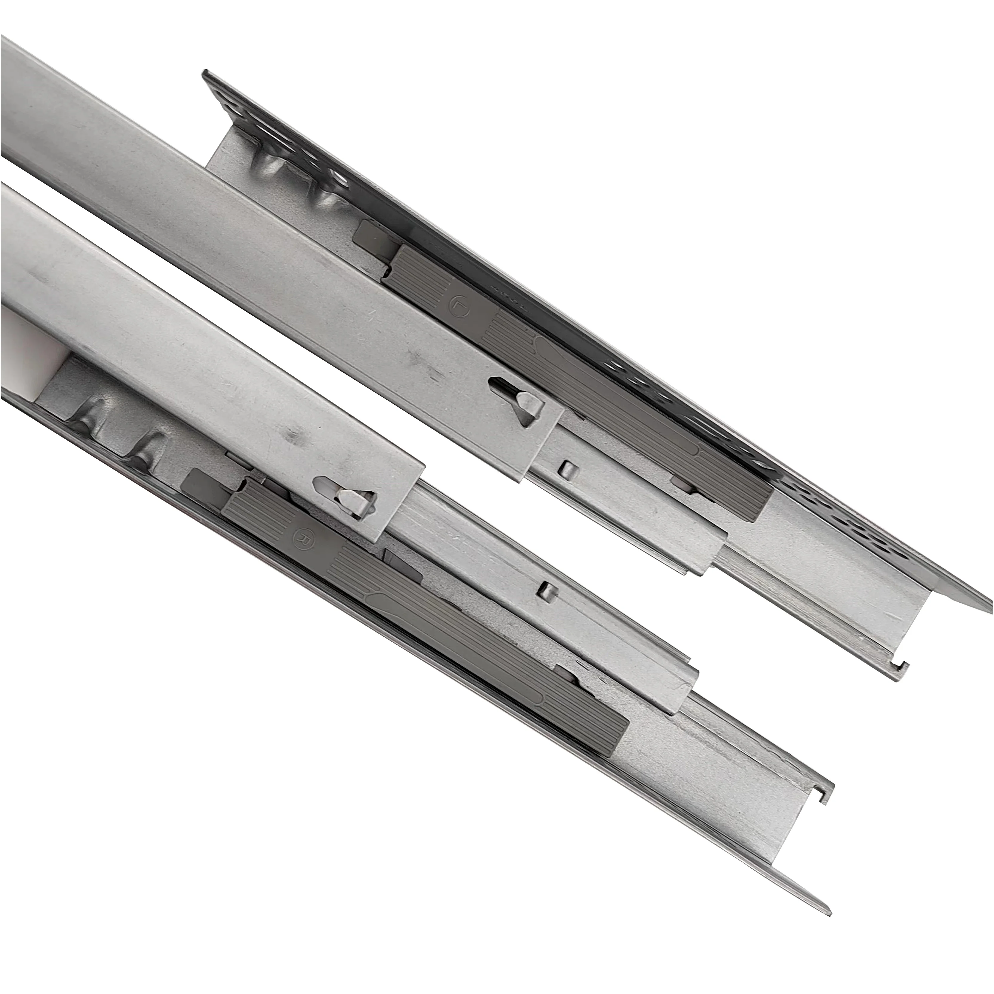 Push to Open Under Mount Concealed Drawer Slides 3 fold damper basket drawers channel push to open hidden drawer slide