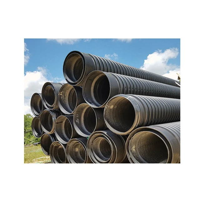 SN4 corrugated 48 Double Wall Corrugated Pipe Spiral HDPE Drainage Krah Pipe