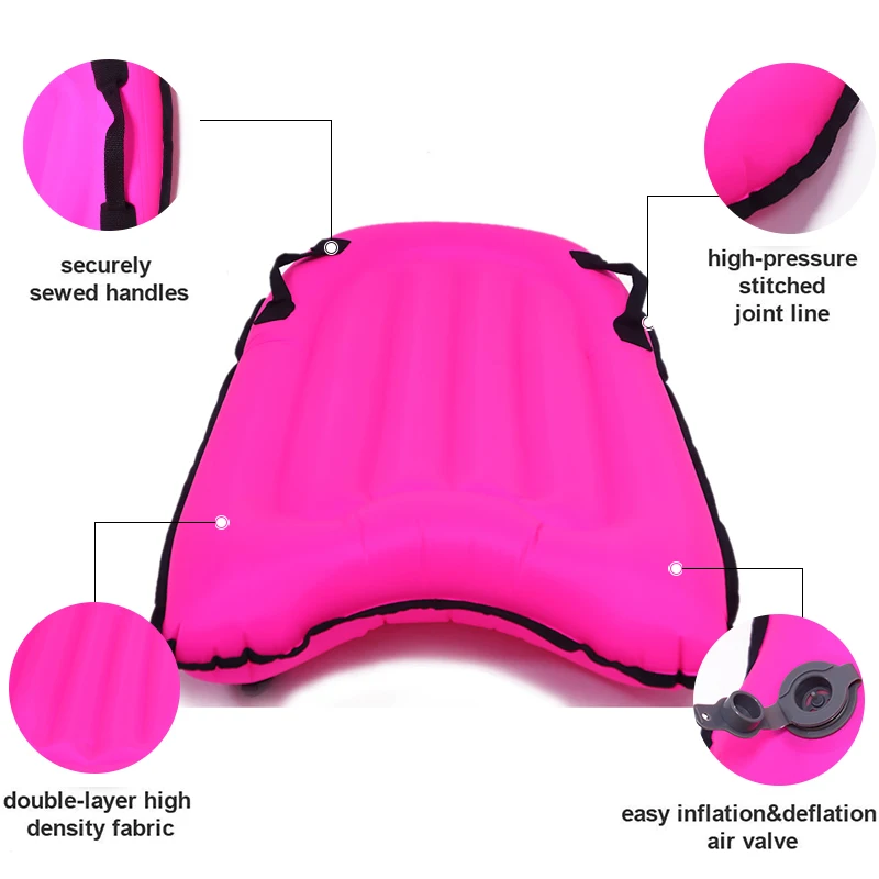 KingGear Inflatable Bodyboard Surfboard Lightweight Swimming Inflatable Floating Board for Kids