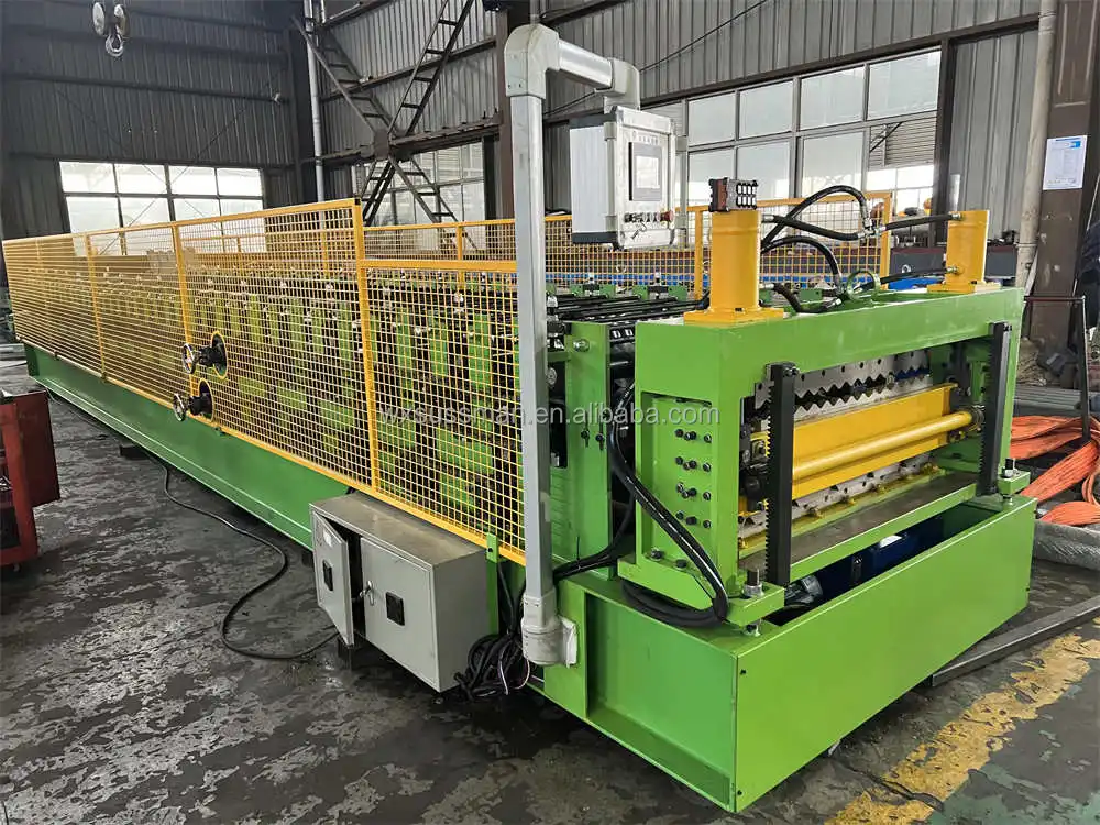 0.3-0.8mm Thickness Double Layer Roof Panel Roll Forming PV4 and Corrugated Metal Sheet Roll Forming Machine