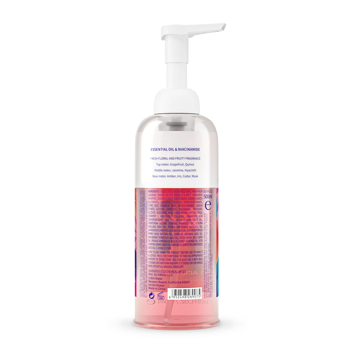 Пользовательский очищающий успокаивающий увлажняющий гель для душа