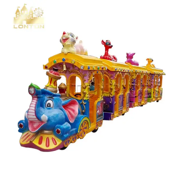 Электрический детский Поезд без следов для парка аттракционов