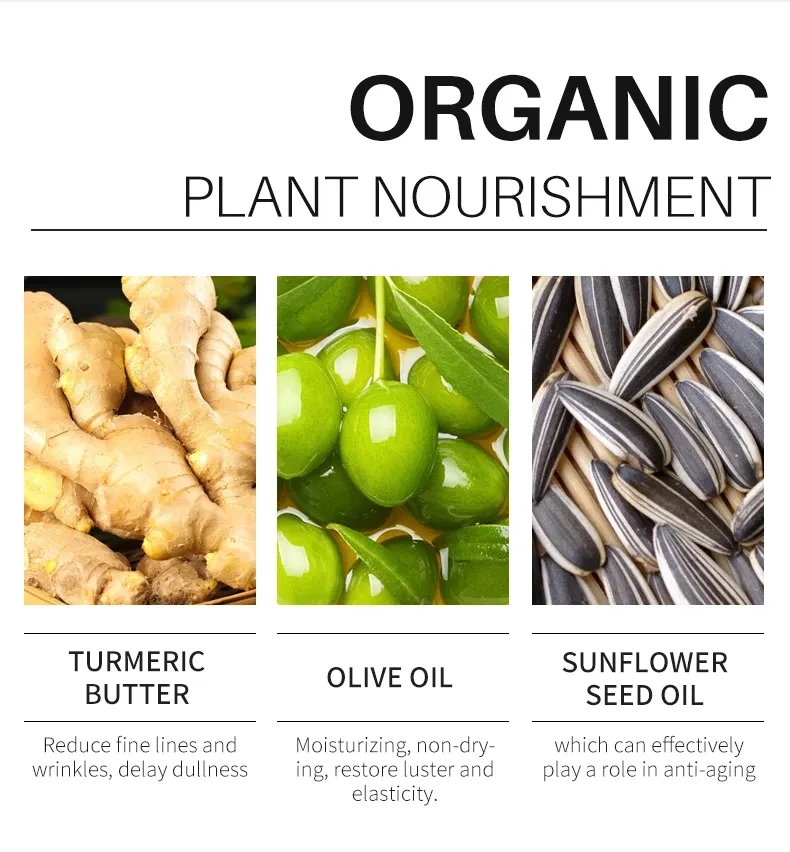 Natural Organic Anti-Aging Anti Acne Essential Oil whitening brightening vitamin c Turmeric Tumeric Facial Face Oil