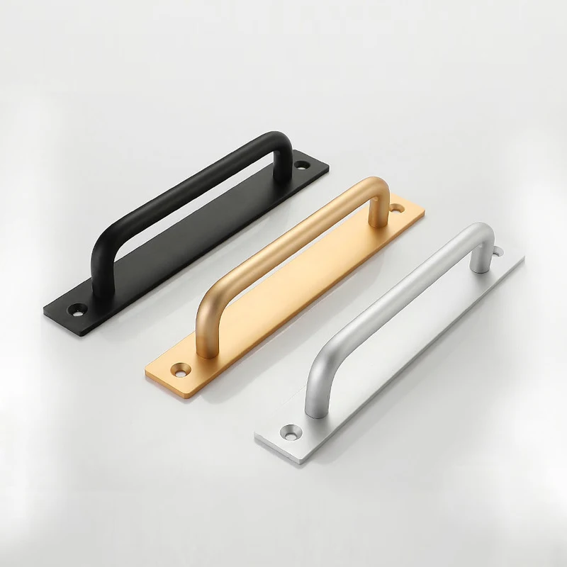 Handrail Furniture Hardware Fittings Handle Stainless Steel Sliding Door Pull Handle For Kitchen Cabinet