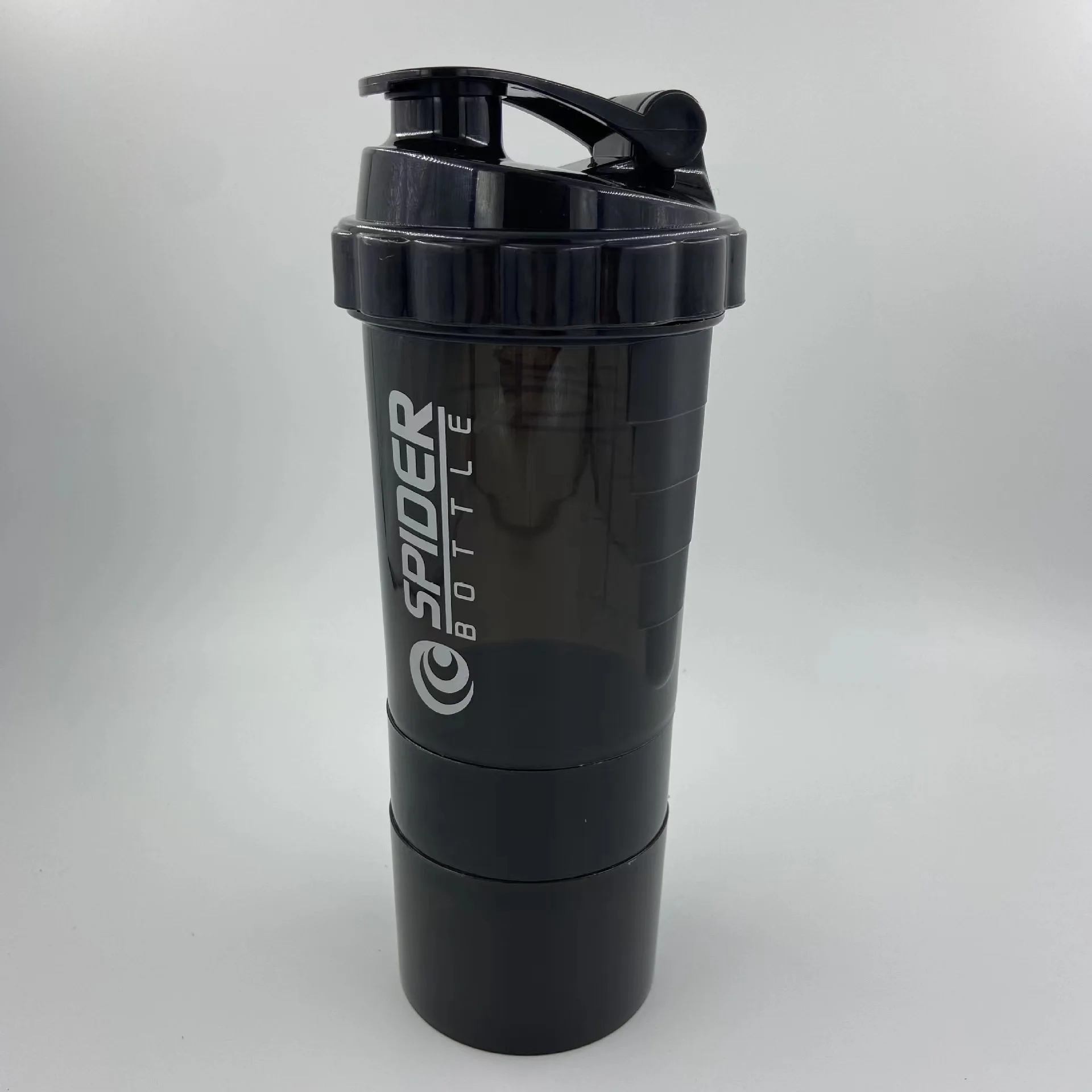 Custom Logo BPA Free Colorful 600ml Gym Sports Plastic Shaker Bottle For Protein With Mixing Ball