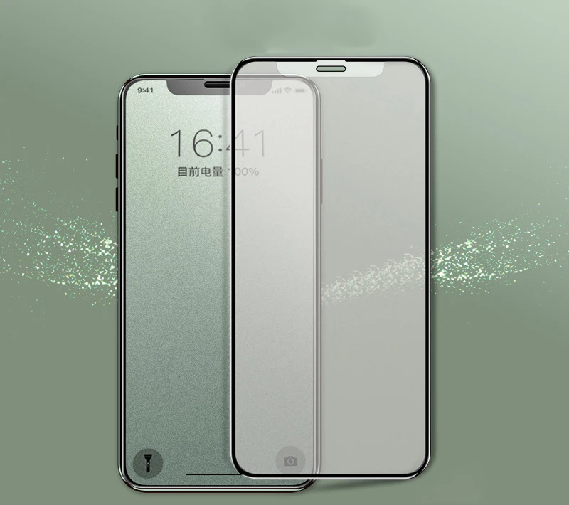Bright Edge Frosted Mobile Phone Tempered Glass Protective Film With Board 12 Pro Max For Iphone 13
