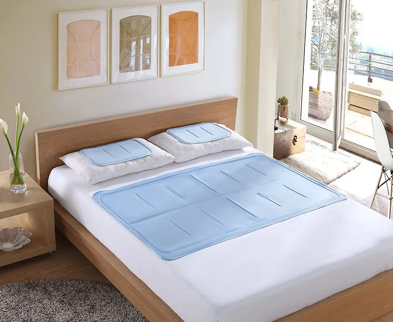 
High quality printed fabric Japan improved sleep mattress cool gel mattress pad cooling Gel Pad 