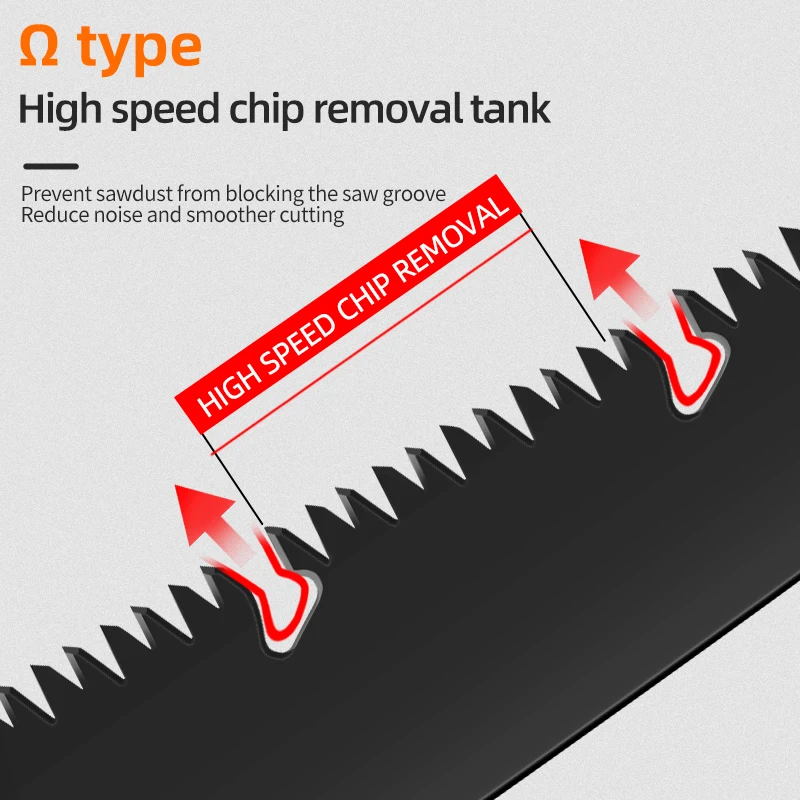 270mm Professional Custom Garden Use Foldable Pruning Saw Hand Folding Saw for Cutting Wood