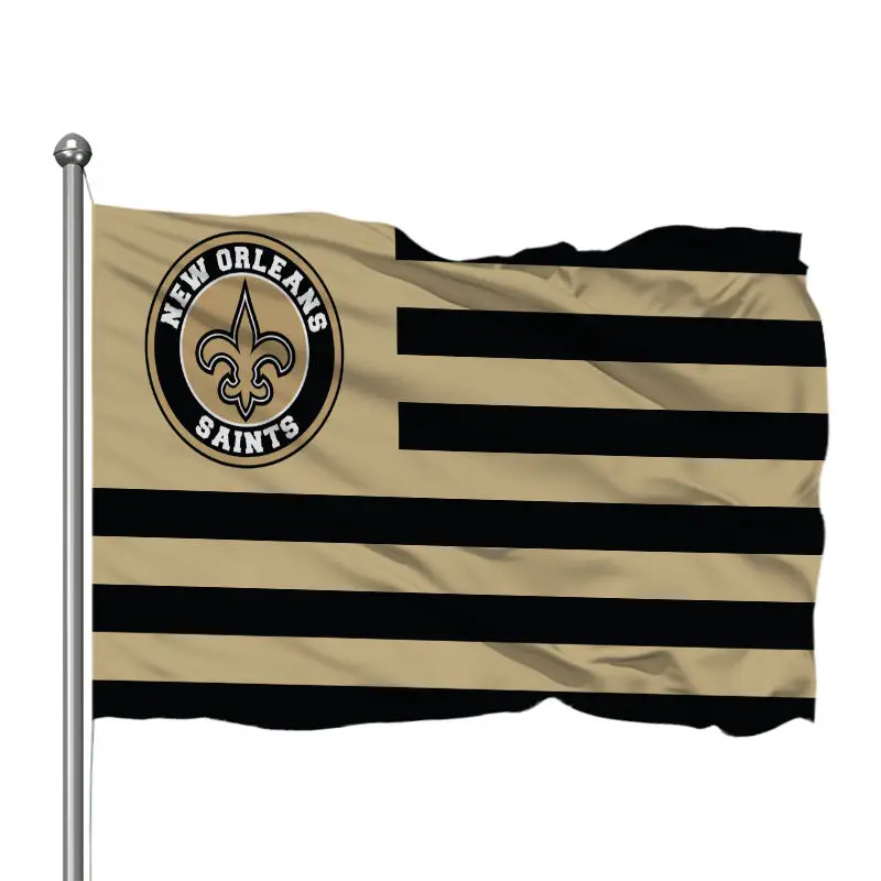 Гигантская ткань для футбольных матчей по индивидуальному заказу 3*5 футов флаг всех команд США футболу