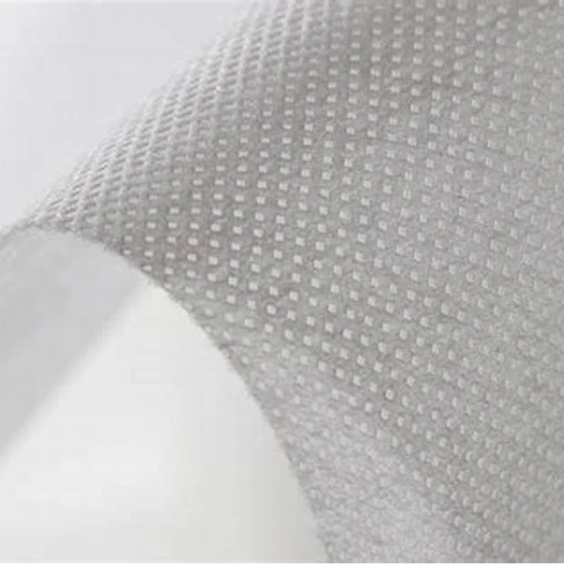 Spunlace nonwoven fabric raw material for wet wipes rolls Hotel disposal viscose non woven face towel