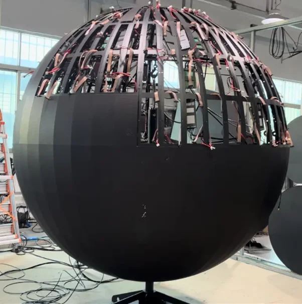 creative shapes sphere LED screen soft modules ball LED screen indoor outdoor ball LED display