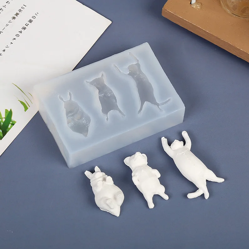 NEW Baking mold Sleepy Mini Corgi Dog Cat Rabbit Penguin Little Raccoon Shiba Inu Silicone Cake Mold Fondant Silicone Mold