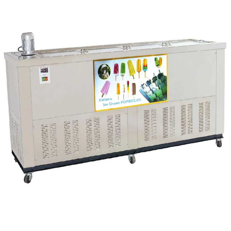 Factory Direct 10 Molds Commercial Pop Ice Lollies Machine Automatic Popsicle Maker 30000 pcs/day Lolly Packing Making Machines