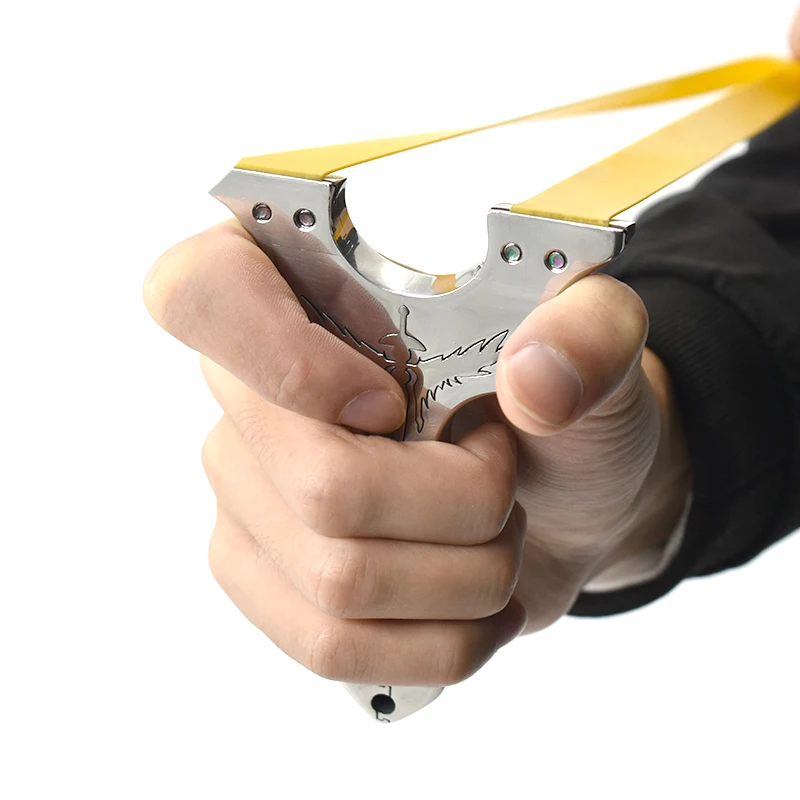 Double screw stainless steel slingshot high quality hunting slingshot toy