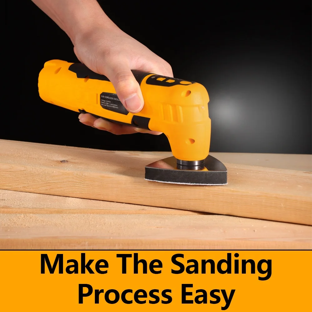 WORKSITE Customized 8V Oscillating Tool Variable Speed Cutting Drilling Sanding Cordless Oscillating Tools