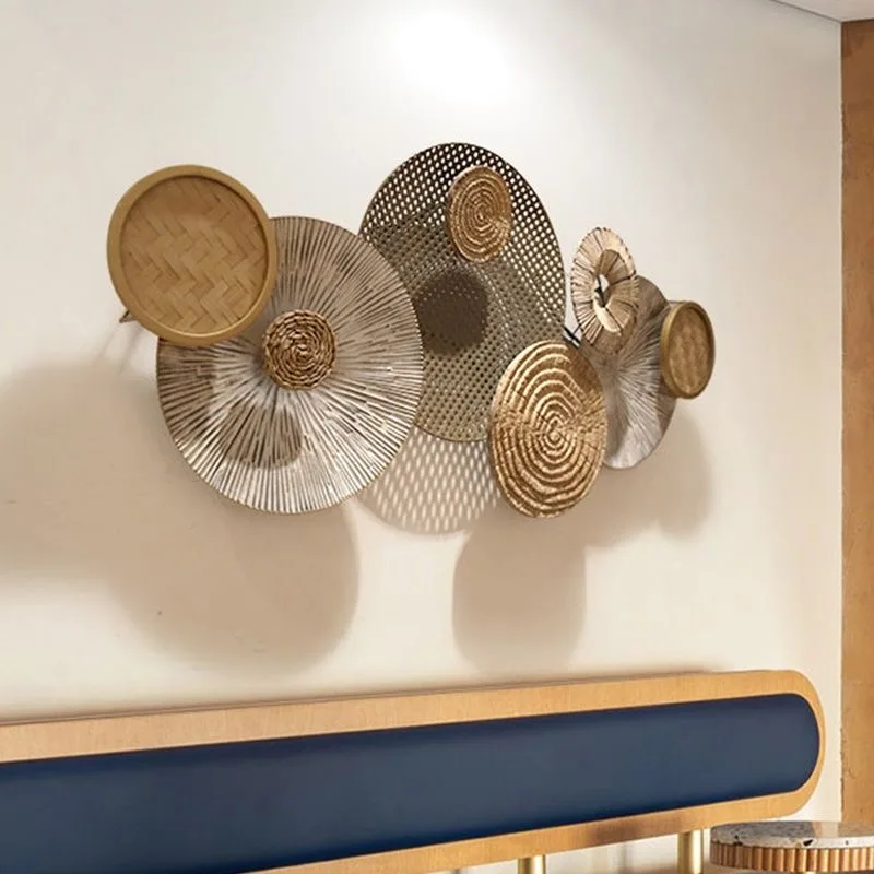 135x59 Home Decor Creative Design Luxury Flora Flower Art Living Room Metal Hanging Wall Decor