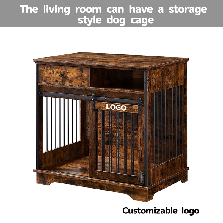 Modern Style Crates Furniture for Dog Small Medium Large Dogs Wood Dog Kennel Cages