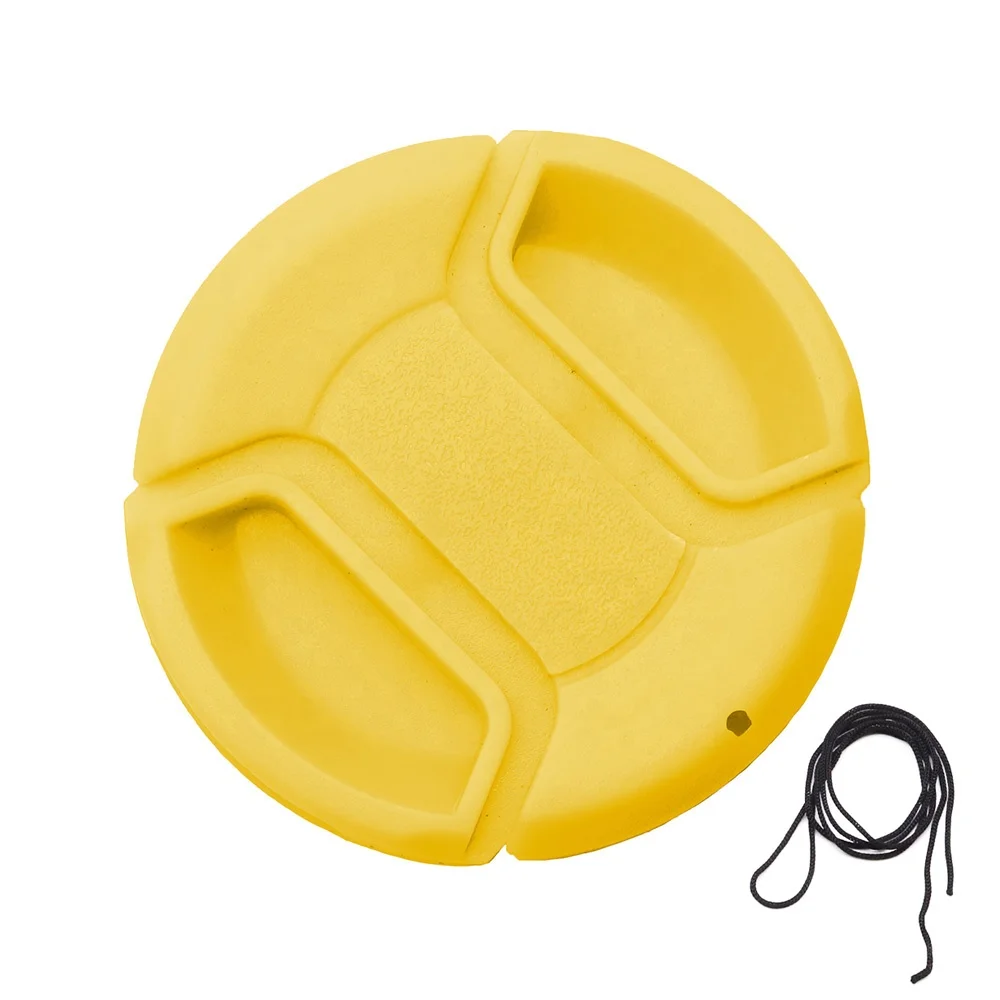 Universal camera accessories microscope camera 67mm colorful plastic Center Inner Pinch Lens Cap with Leash Keeper for camera