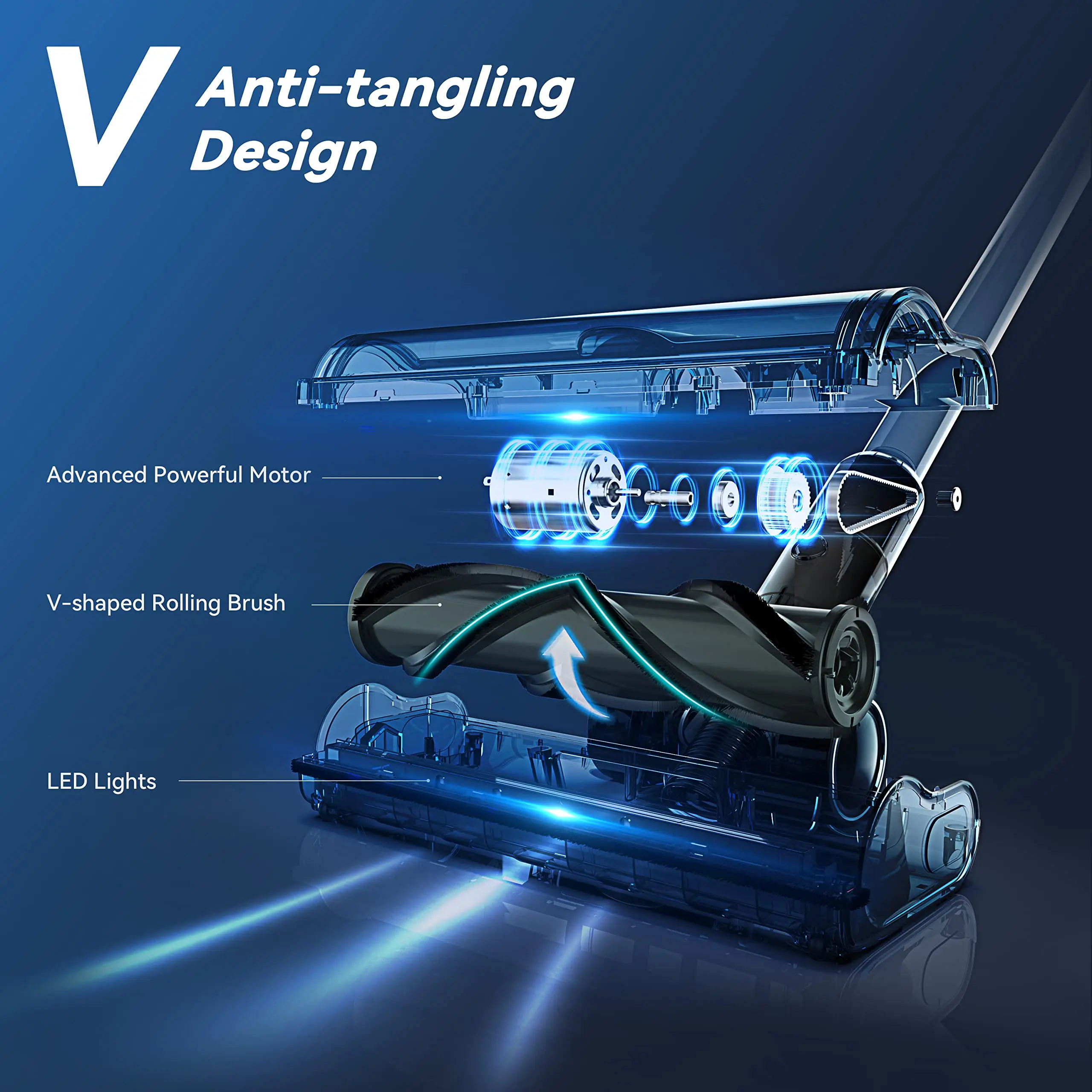 High Power Cordless Vacuum Cleaner Multifunction Dual Rechargeable Vacuum Cleaner High Quality Vacuum Cleaners