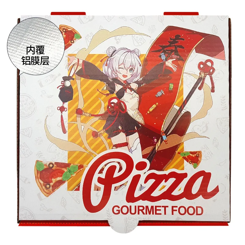 New Design Pizza Box made of Aluminum Foil Pizza Box Pizza Container