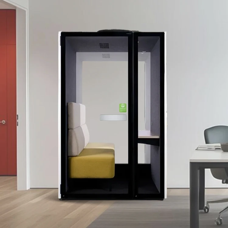 ODM производитель 2200x1250 мм видеоконференция офис блок D-Pod 2 стальные телеконференции 2-4 спальни домашний